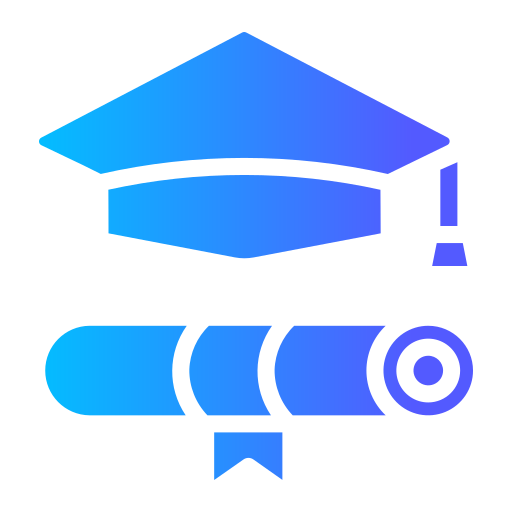 Graduation Generic gradient fill icon