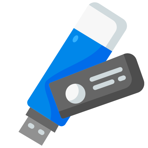 flash disk Generic color fill icona