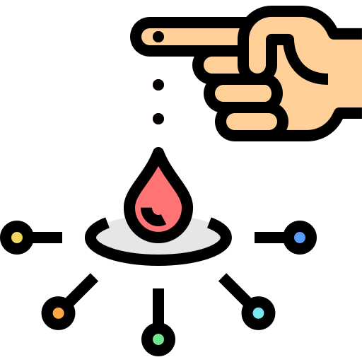 Blood Test Generic color lineal-color icon