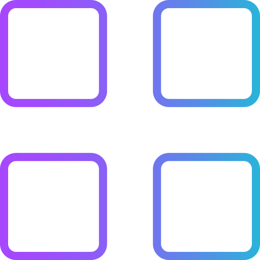 verzameling Generic gradient outline icoon