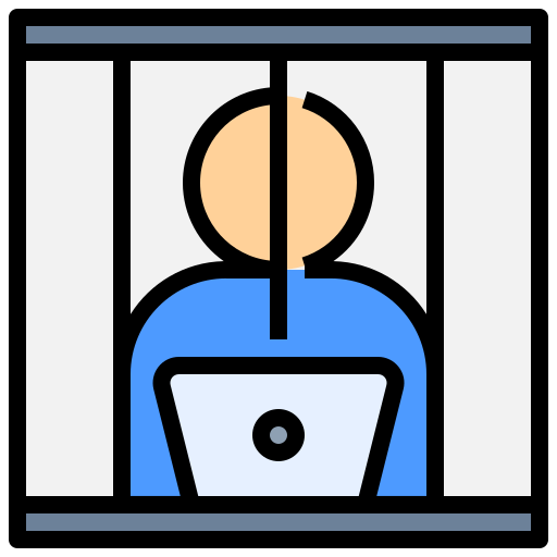 Тюрьма Generic color lineal-color иконка