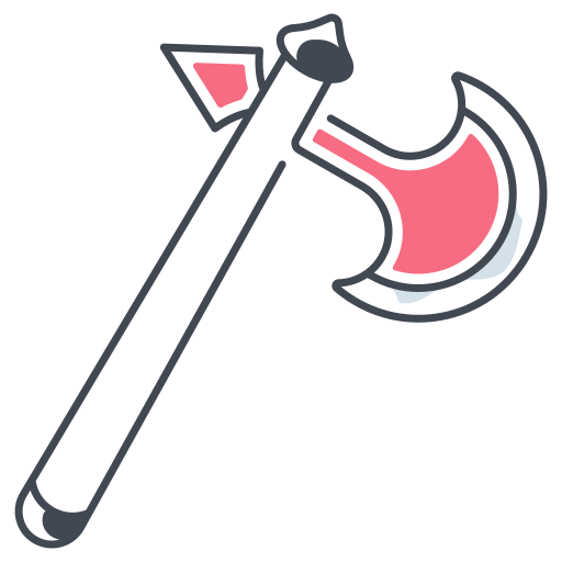 axe Generic color lineal-color icon