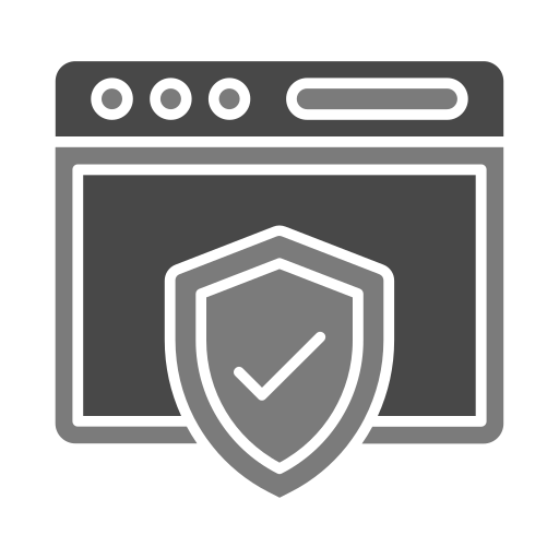 bezpieczeństwo sieci Generic color fill ikona