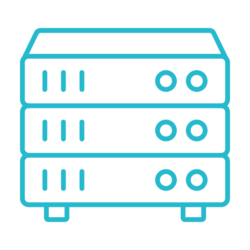 Servers Generic color outline icon