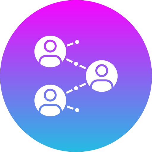Networking Generic gradient fill icon