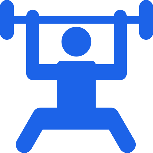Weight Lifting Generic color fill icon
