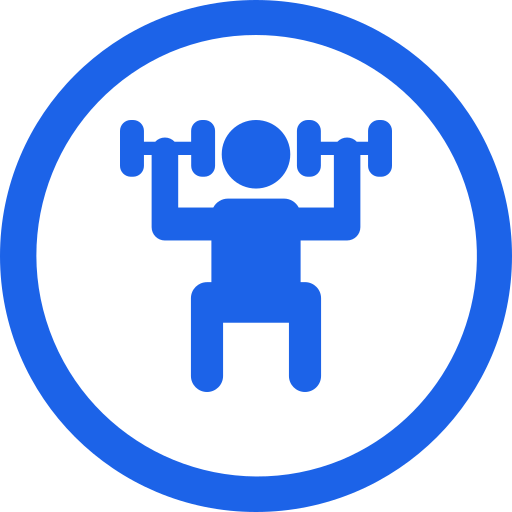 Dumbbell Generic color fill icon