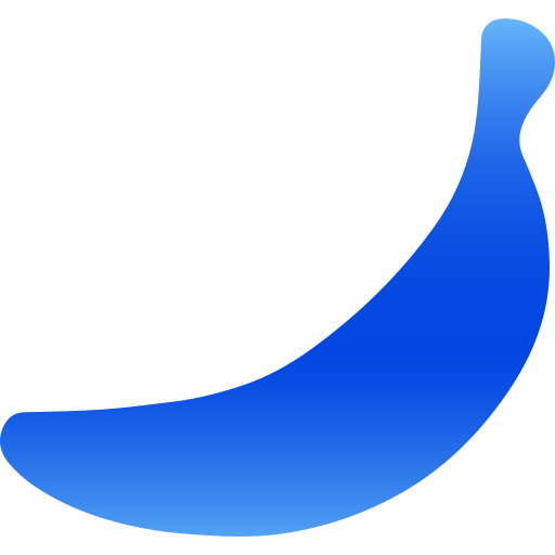 plátano Generic gradient fill icono