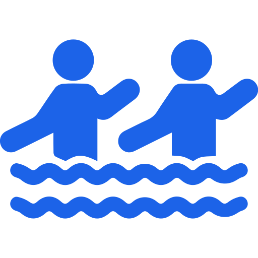 Synchronized swimming Generic color fill icon