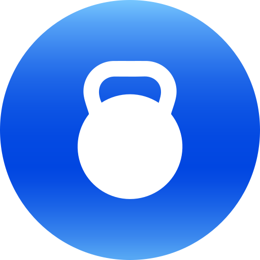 kettlebell Generic gradient fill icoon