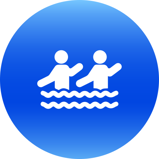 synchron schwimmen Generic gradient fill icon