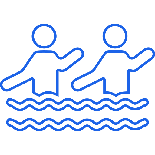natación sincronizada Generic color outline icono