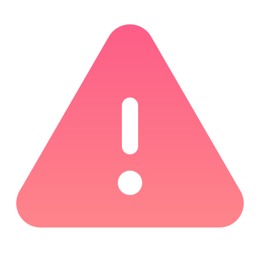Warning Sign Generic gradient fill icon