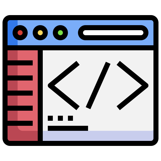 Coding Generic color outline icon