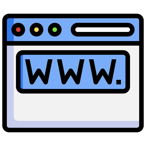 Website Generic color outline icon