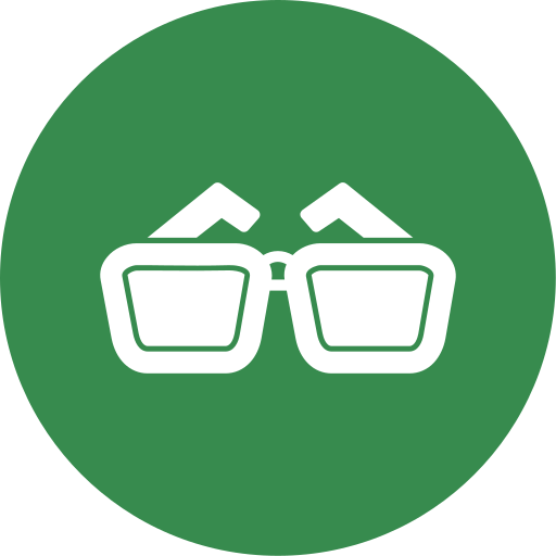 Glasses Generic color fill icon