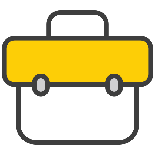 Briefcase Generic color lineal-color icon