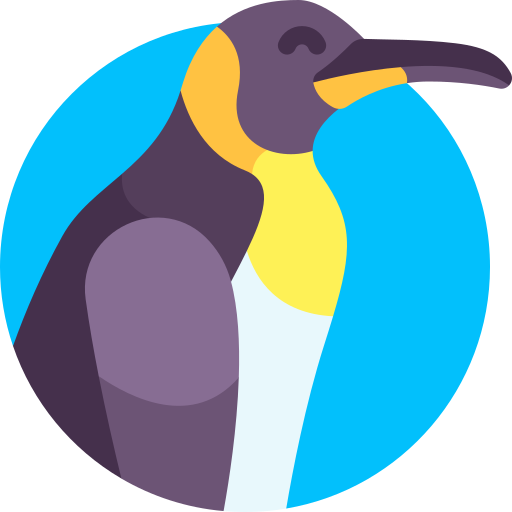 pinguino Detailed Flat Circular Flat icona