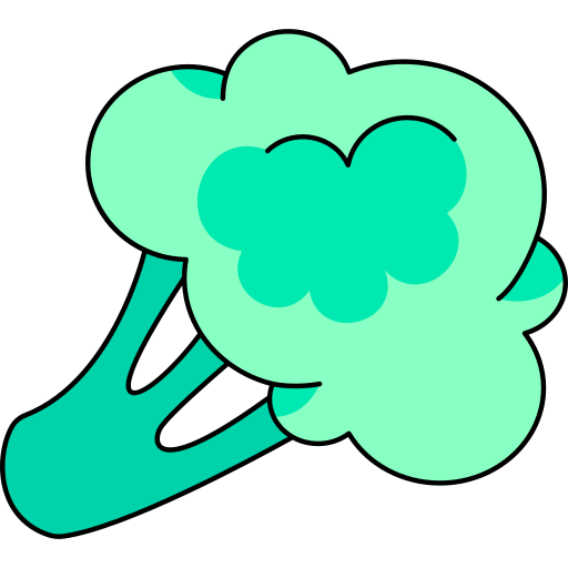 broccoli Generic color outline icoon