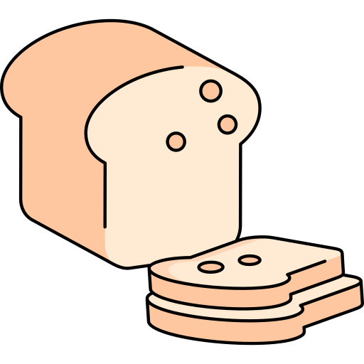 Хлеб Generic color outline иконка