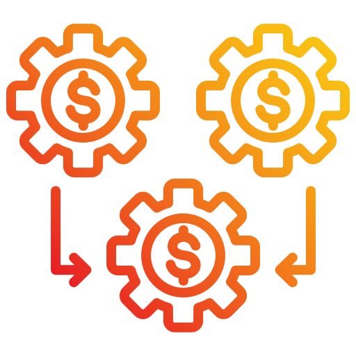 Merger Generic gradient outline icon