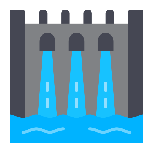 Hidroelectrico Generic color fill icono