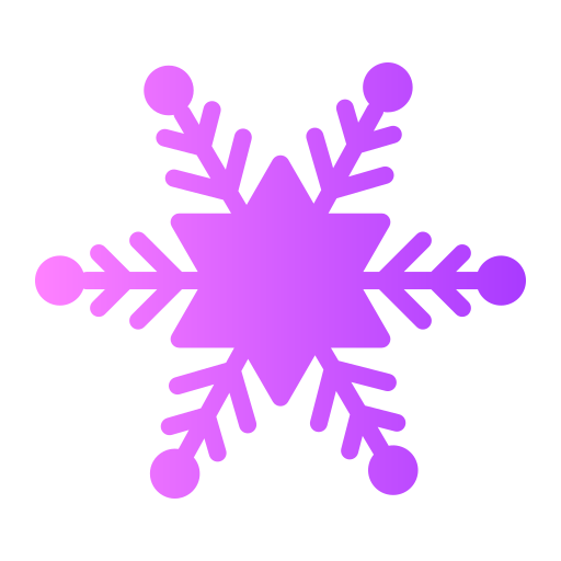 copo de nieve Generic gradient fill icono