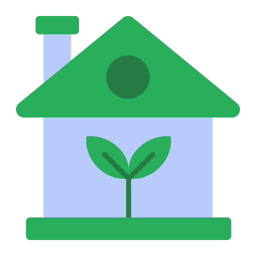 hogar ecológico Generic color fill icono