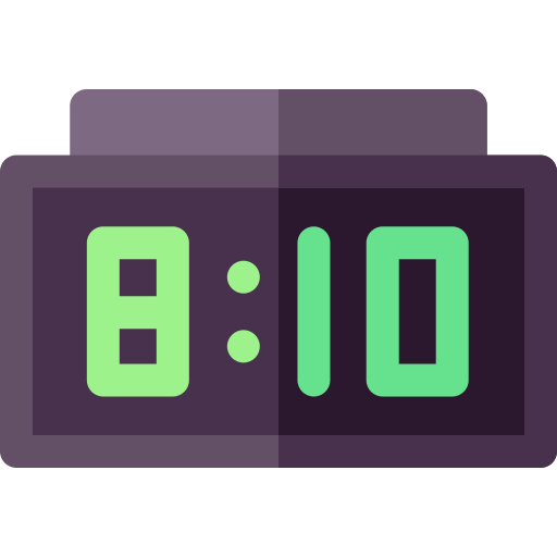 Clock Basic Rounded Flat icon