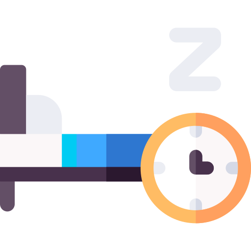 Bed time Basic Rounded Flat icon