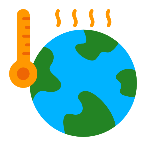 Глобальное потепление Generic color fill иконка