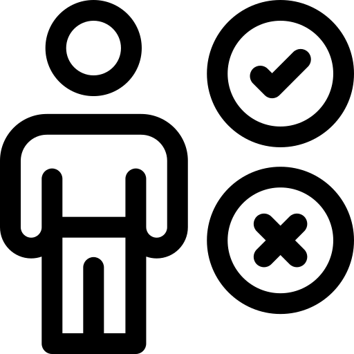 decisions Basic Rounded Lineal иконка