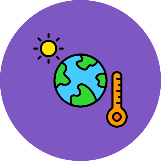 climate change Generic color lineal-color icono