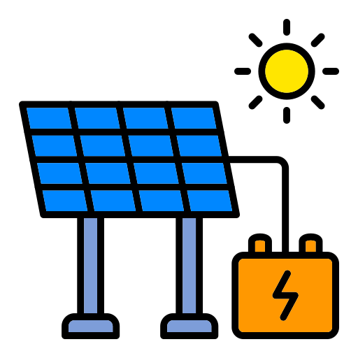 energía solar Generic color lineal-color icono