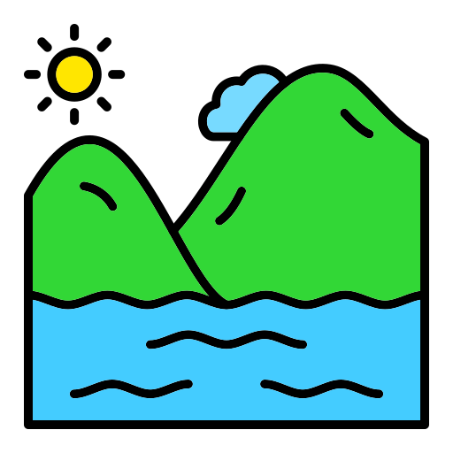 río Generic color lineal-color icono