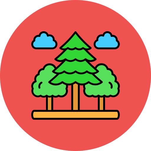 bosque Generic color lineal-color icono