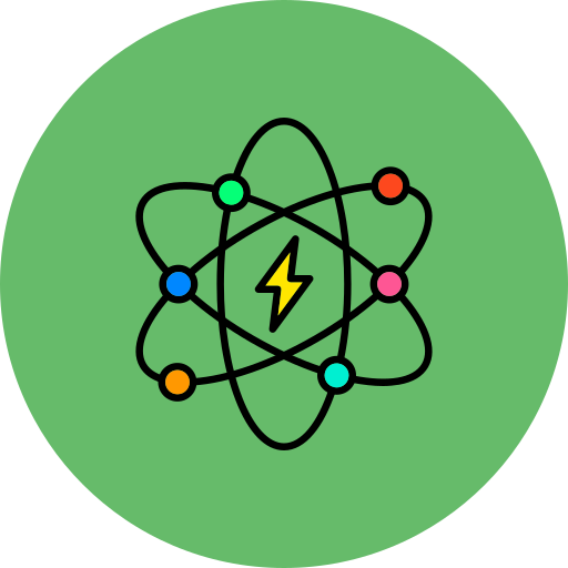 energía atómica Generic color lineal-color icono