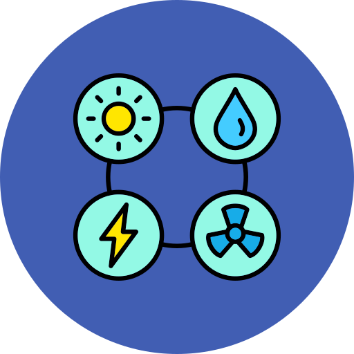 Energy sources Generic color lineal-color icon