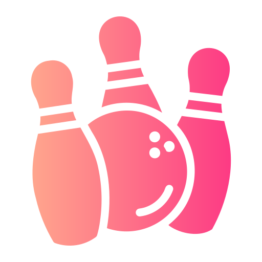 bowling Generic gradient fill icoon