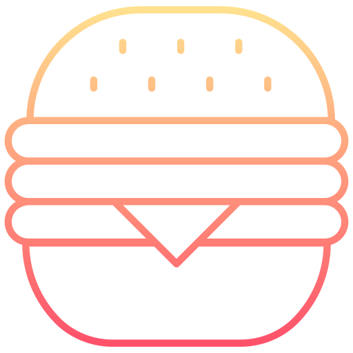 Гамбургер Generic gradient outline иконка