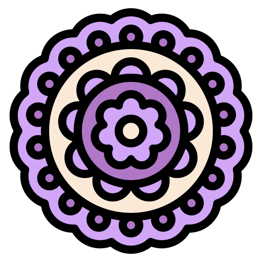 mandala Iconixar Lineal Color icon