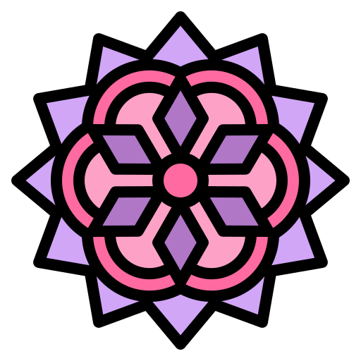 mandala Iconixar Lineal Color icon