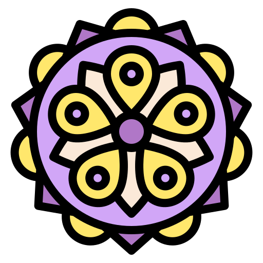 Mandala Iconixar Lineal Color icon