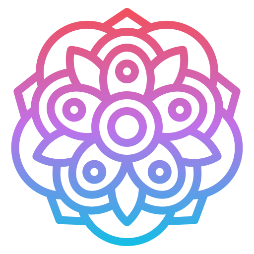 Mandala Iconixar Gradient icon