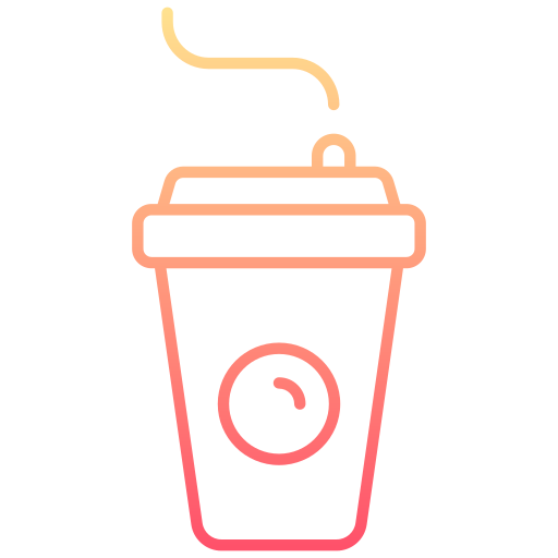 コーヒー Generic gradient outline icon