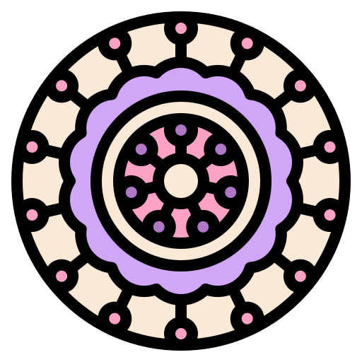 mandala Iconixar Lineal Color icon