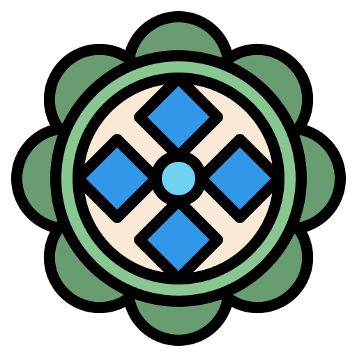Mandala Iconixar Lineal Color icon
