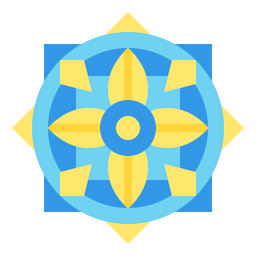 mandala Iconixar Flat icono