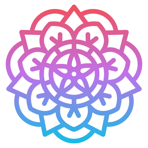 Mandala Iconixar Gradient icon