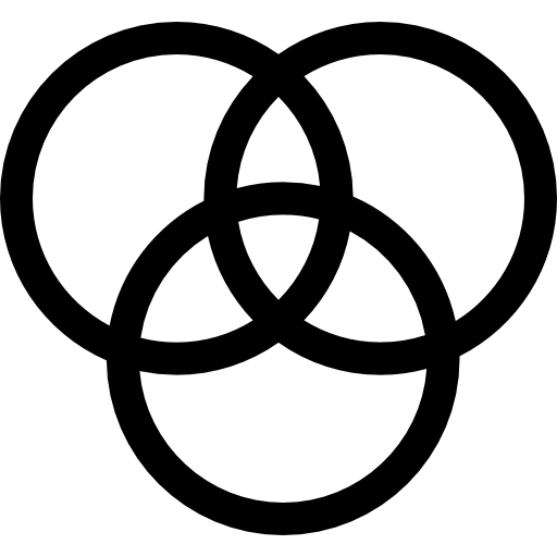 cmyk Basic Rounded Lineal icono